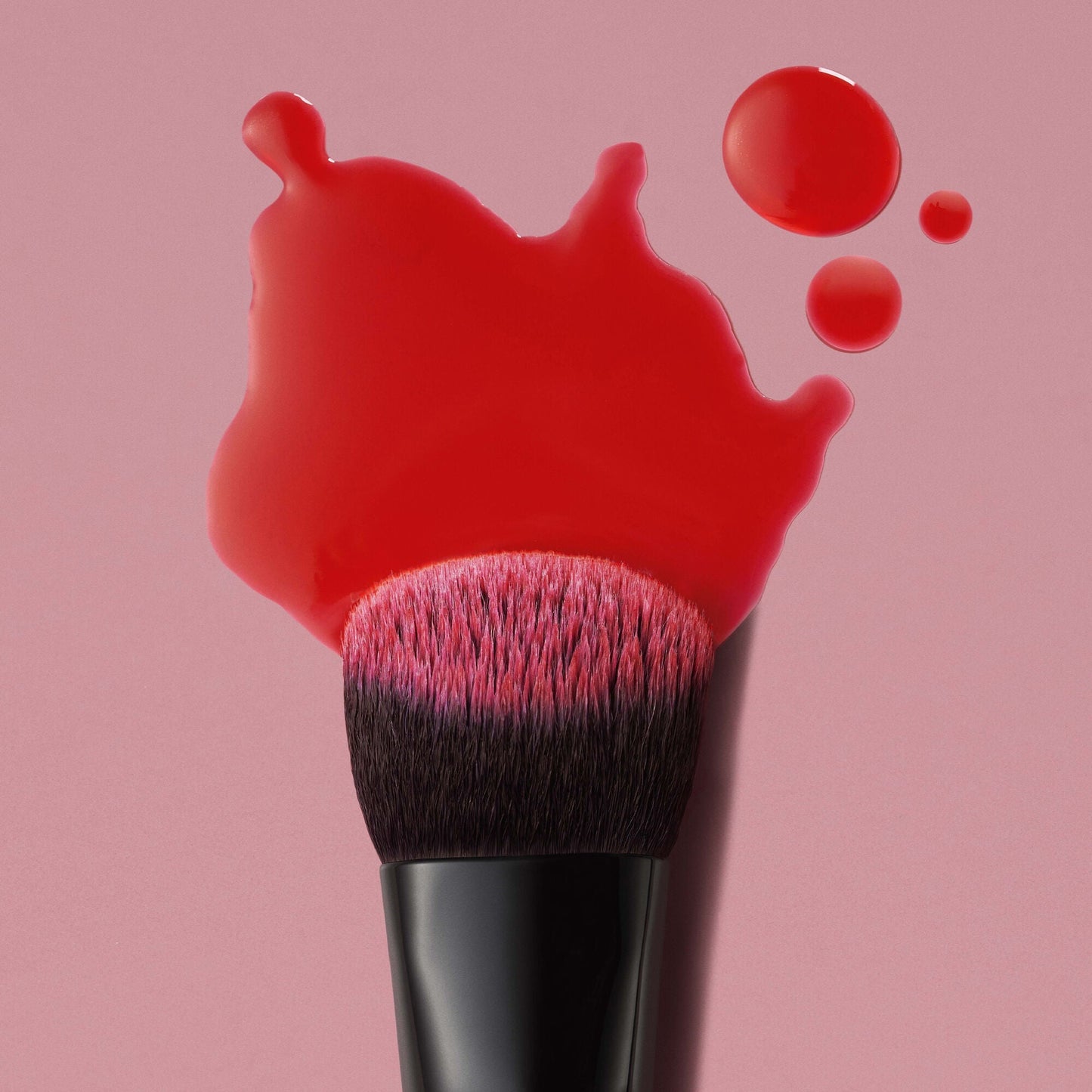 Left on Red Blush Tint Shade and Blending Brush