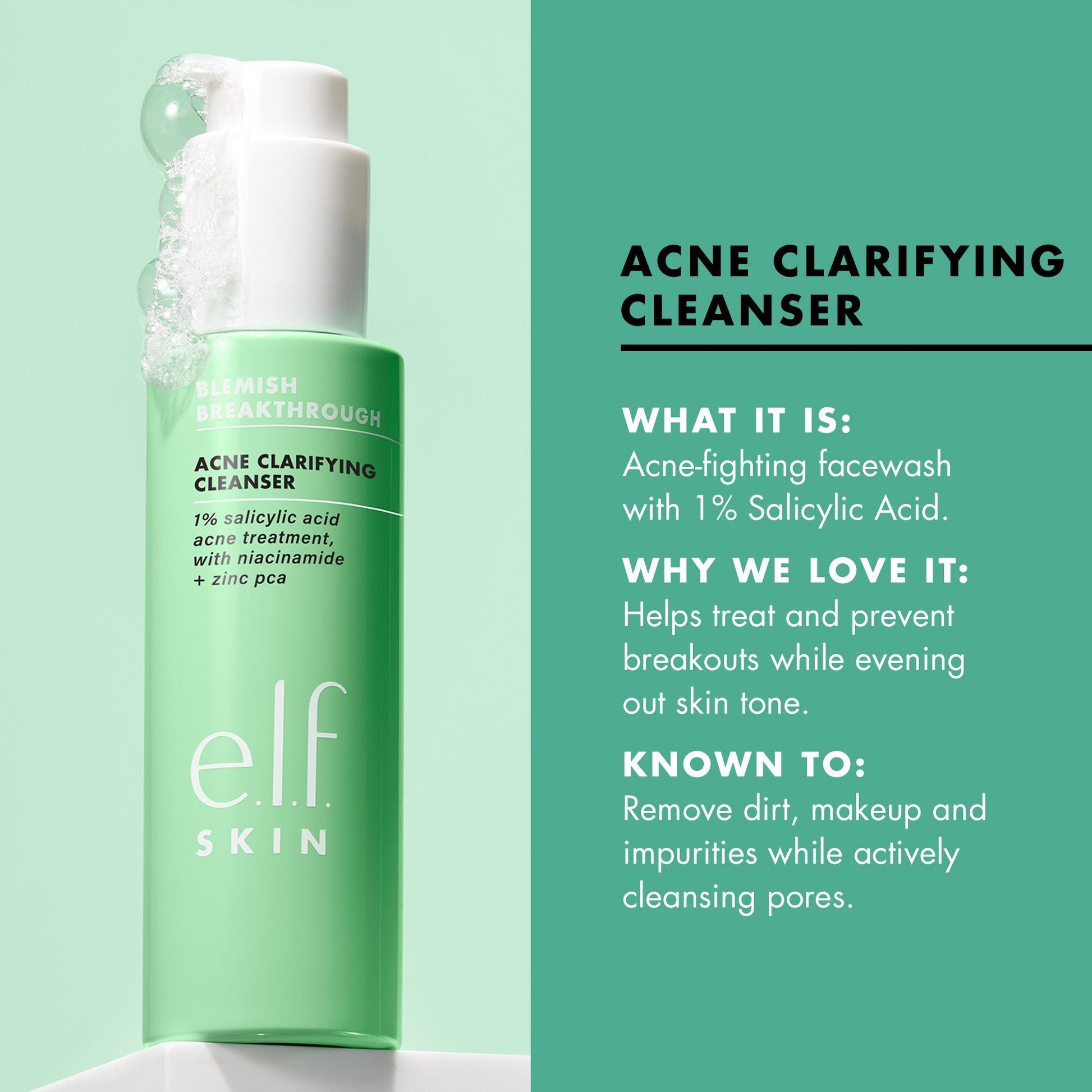 Acne Clarifying Cleanser Helps Treat and Prevent Breakouts While Evening Out Skin Tone